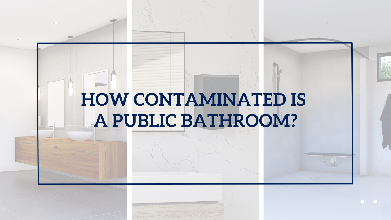 How contaminated is a public bathroom