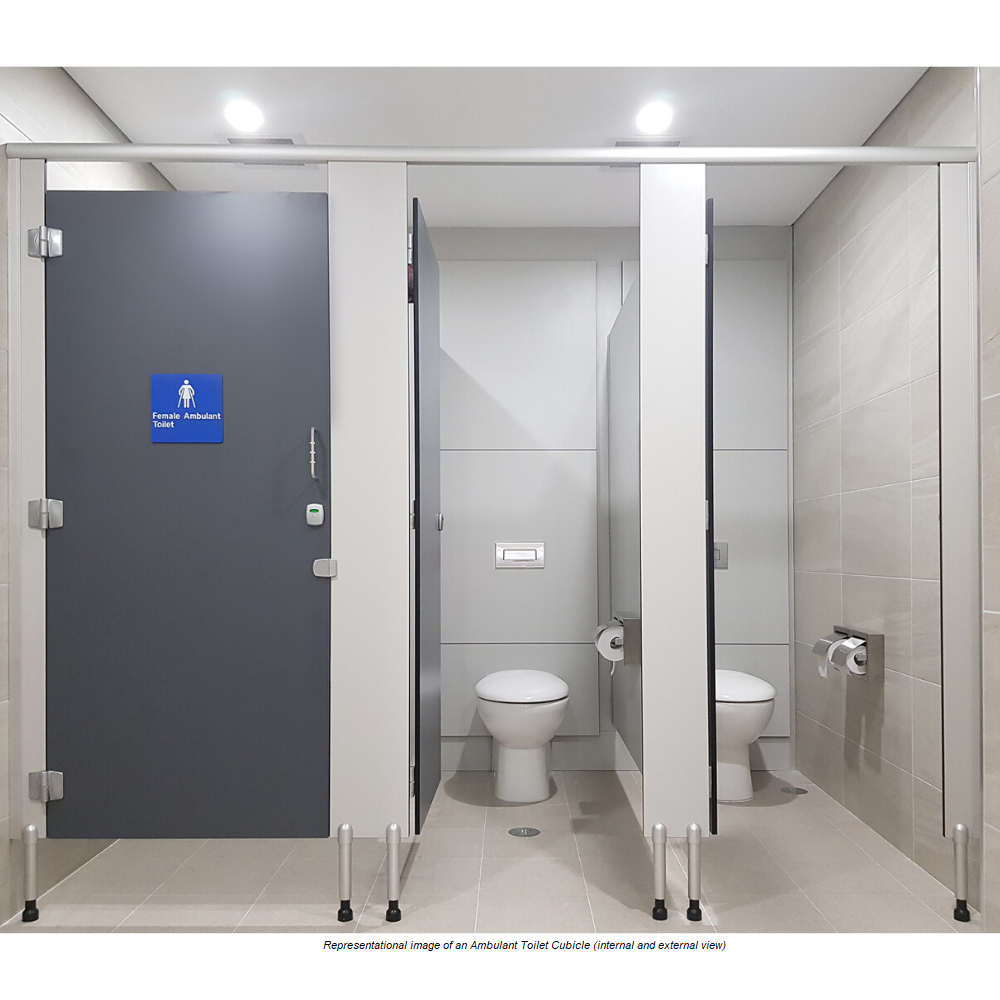 Ambulant Toilet Cubicle Package