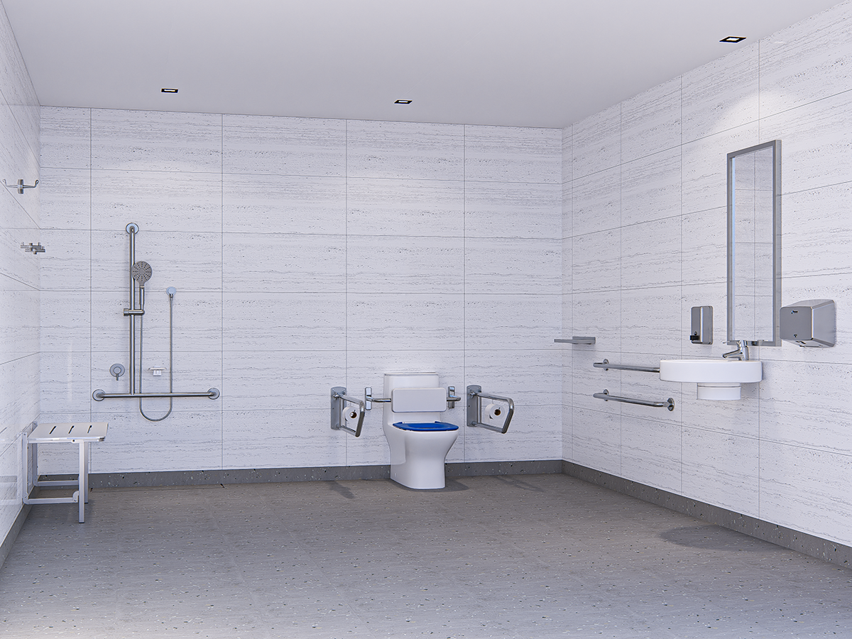 Complete Changing Places Package Design 2: With shower