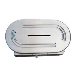 ML841DBL Double Jumbo Toilet Roll Dispenser - Stainless Steel