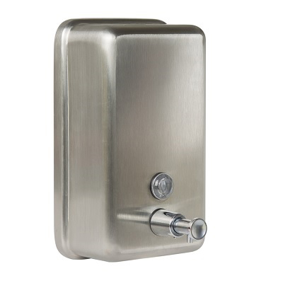 ML605AS_N Vertical Soap Dispenser - Stainless Steel