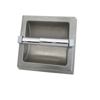 ML260_SM Surface Mounted Single Toilet Roll Holder - Stainless Steel