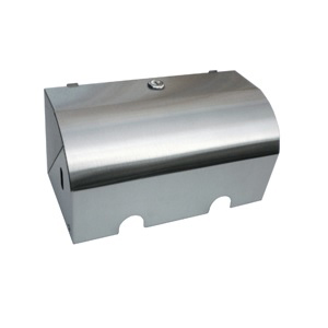 ML835 Dual Lockable Toilet Roll Holder - Stainless Steel