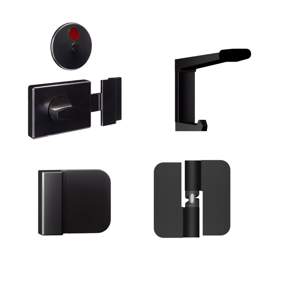 CLASSIC GRAVITY HINGE KIT IN DESIGNER BLACK