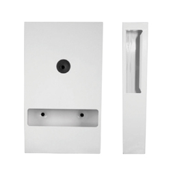 ML4094W Interfold Toilet Paper Dispenser - White Powder Coat